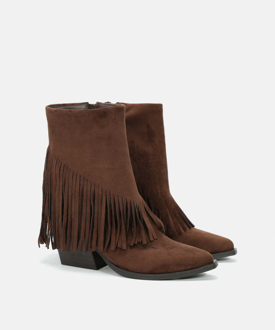 Botins cowboy franjas image number null